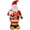 7ft. Airblown® Inflatable Christmas Firefighter Santa